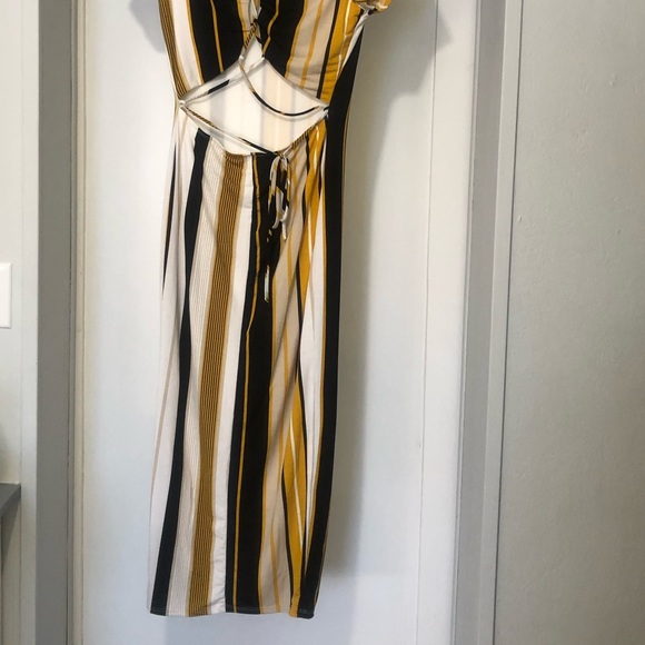 Forever 21 striped midi dress size L - Picture 4 of 8